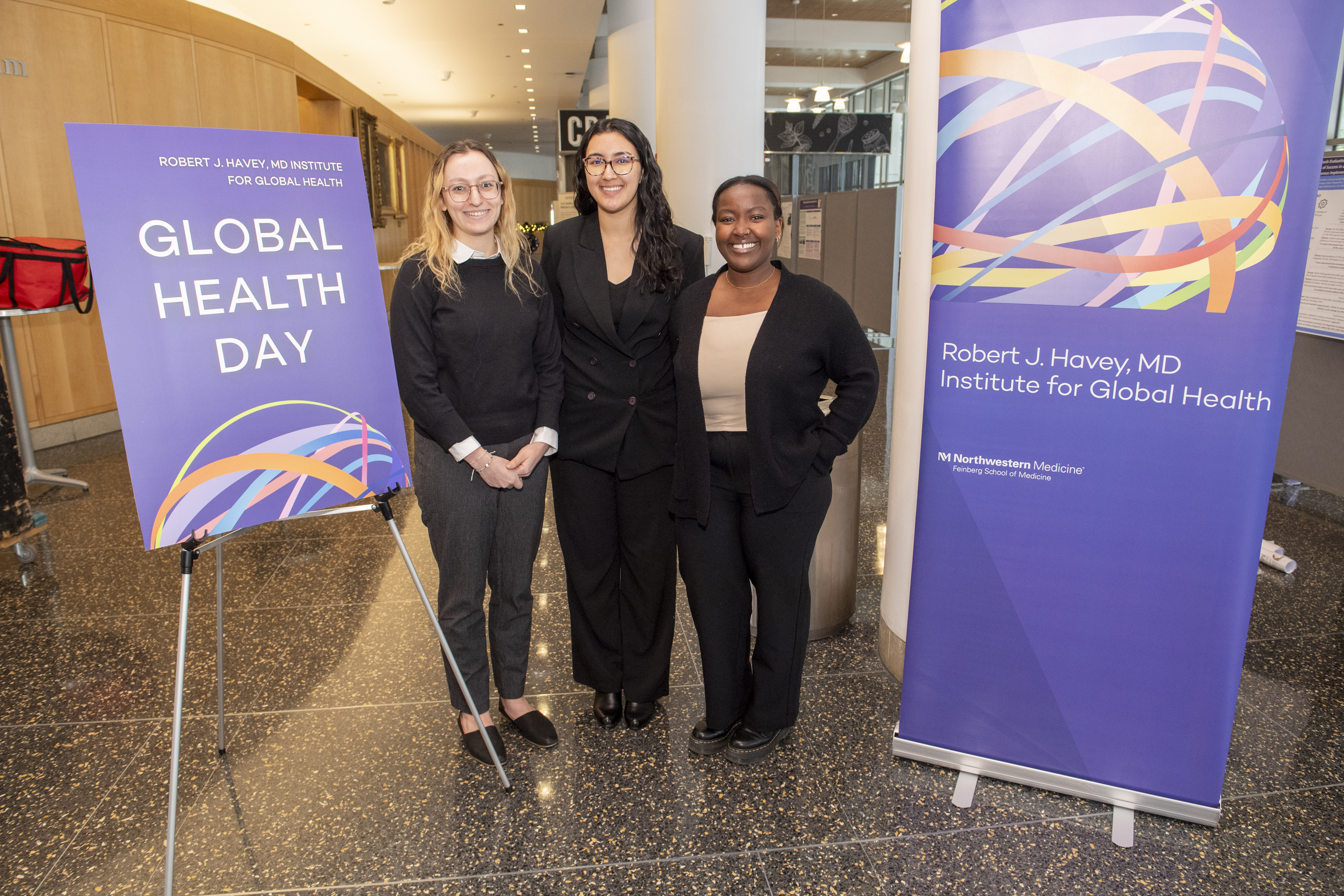 Case competition winning team at Global Health Day