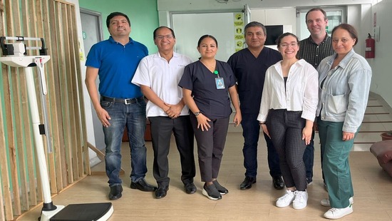 Members of the team in Peru